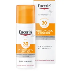 Eucerin® Photoaging Control Face Sun Fluid LSF 30 – hoher Sonnenschutz hilft gegen Photoaging und reduziert Falten sichtbar