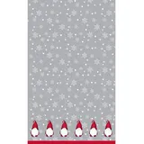 5x Duni Dunicel® Tischdecke 138 x 220 cm Winter Flakes