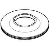 Hansgrohe Rosette Axor Citterio M Griff 4-Loch Wannenarmatur chrom