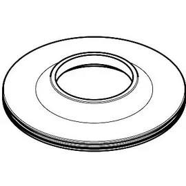 Hansgrohe Rosette Axor Citterio M Griff 4-Loch Wannenarmatur chrom