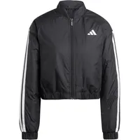 Adidas Essentials 3-Streifen Insulated Crop Bomberjacke Black L