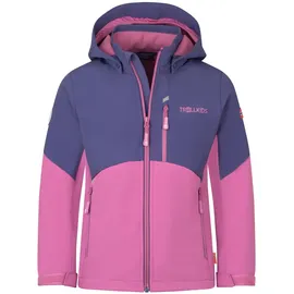 TROLLKIDS Girls Balestrand Jacket 140, Mallow pink/Navy - 140