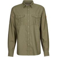 Fjällräven Övik Travel Shirt LS M Herren Green Größe M