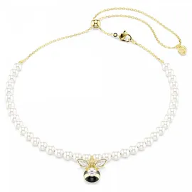 Swarovski Idyllia Halsband Weiß / Goldlegierungsschicht