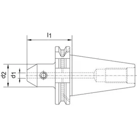 Fortis Flächenspannfutter DIN69871ADB SK50 16 mm A100