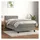 vidaXL Boxspringbett 90 x 200 cm Hellgrau