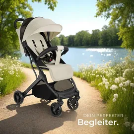 Tectake Buggy-Kinderwagen Grau/Beige