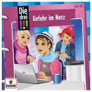 Hörspiel CD Die drei !!! - 068/Gefahr im Netz für Kinder