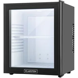 Klarstein MKS-13 Minibar Mini-Kühlschrank 3 Temperaturen 30L 23 dB Glastür Schwarz / Weiß