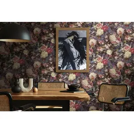 A.S. Création Vliestapete Blumen 53 x 1005 cm 10,05 m2 Bunt/Blau/Gelb/Rot 388211
