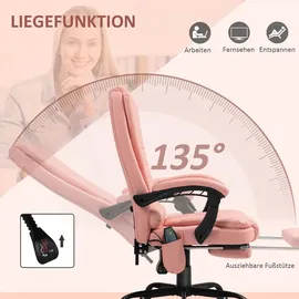 Vinsetto Gaming Sessel Rosa