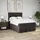 vidaXL Boxspringbett 140 x 200 cm Dunkelbraun