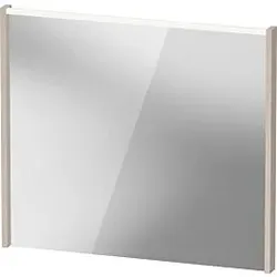 Duravit D-Code Spiegel DC7077091910000 800x700x48, Taupe Matt, mit LED Beleuchtung