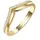 Glanzstücke München Ring 2er) aus Sterling Silber mit Zirkonia in gelbgold | Gr. 60