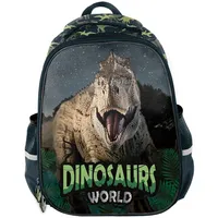 Funke T-Rex Rucksack Schulrucksack Schwarz, Grün