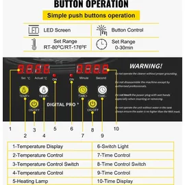 Vevor Ultraschallreiniger 6L