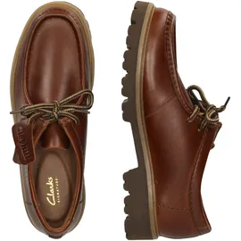 CLARKS Cleyhill Seam Herren Dunkelbraun/Schwarz 40