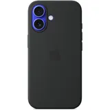 Apple iPhone 16 Silikon Case mit MagSafe - Schwarz
