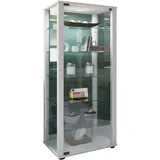 VCM Vitrine Kavisa 50 x 38 x 115 cm Weiß