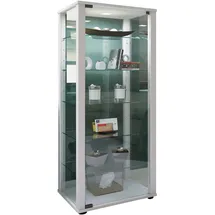 VCM Vitrine Kavisa 50 x 38 x 115 cm Weiß