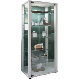 VCM Vitrine Kavisa 50 x 38 x 115 cm Weiß