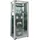 VCM Vitrine Kavisa 50 x 38 x 115 cm Weiß