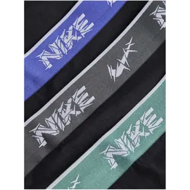 Nike 3er Pack NIKE Boxershorts Trunks Herren, EYC - blk evrgrn au/dp ni/ anth shttrd wb, S