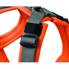 Hunter Maldon Up Hundegeschirr orange/grau M-L