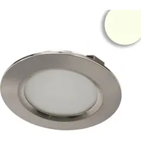 ISOLED LED Möbeleinbaustrahler MiniAMP silber, 3W, 60°, 24V DC weißdynamisch, dimmbar