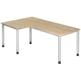 OTTO Office Eckschreibtisch Otto Office Line IV Eiche / Braun