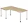 OTTO Office Eckschreibtisch Otto Office Line IV Eiche / Braun