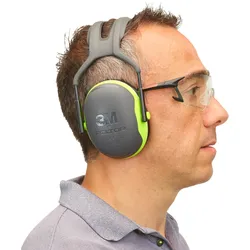 Gehörschutz PELTOR X4A schwarz/grün, EINHEITSFARBE, EINHEITSGRÖSSE