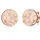 Elli Ohrstecker Plättchen Rund Struktur Silber 925 rosegold onesize