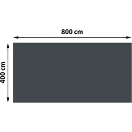 Mendler Solarplane schwarz 8,00 m