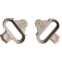 SILCA Cleats silber