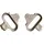 SILCA Cleats silber