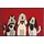 Wash+Dry Three Dogs 50 x 75 cm Rot