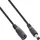 InLine Verlängerungskabel, DC Stecker 5,5x2,1mm, schwarz, 1m