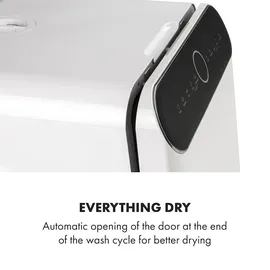 Klarstein Oceana Mini Tischgeschirrspüler (freistehend, 420 mm breit, Weiß)