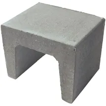 Diephaus U-Stein 40 x 40 x 40 cm grau/schwarz