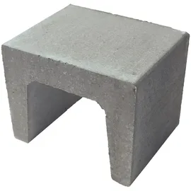 Diephaus U-Stein 40 x 40 x 40 cm grau/schwarz