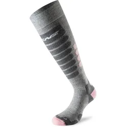 LENZ Socken Skiing 3.0, hellgrau/rosa, 39-41