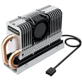 GRAUGEAR G-M2HP04-F Computerkühlsystem Solid-State-Laufwerk Schwarz, Silber