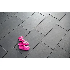 Diephaus Terrassenplatte Sassari Schwarz-Basalt 80 x 40 x 4 cm