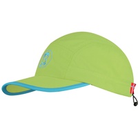 TROLLKIDS Kinder Troll Sonnenkappe - 48-52cm - kiwi/vivid blue