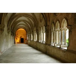 Fototapete PAPERMOON "Batalha Monastery", bunt (mehrfarbig), B:5m L:2,8m, Vlies, Tapeten