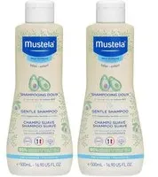 Mustela Bébé Shampooing Doux peau normale 2x500 ml
