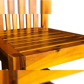 SAM Outillage Esszimmerstuhl Holzstuhl massive Akazie QUENTIN