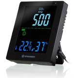 Bresser CO2 Smile Luftqualitätsmonitor Temperaturstation Digital schwarz