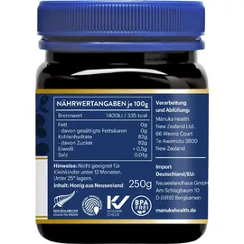 Manuka Health Manuka Honey MGO 850+ Immunsystem stärken 250 g